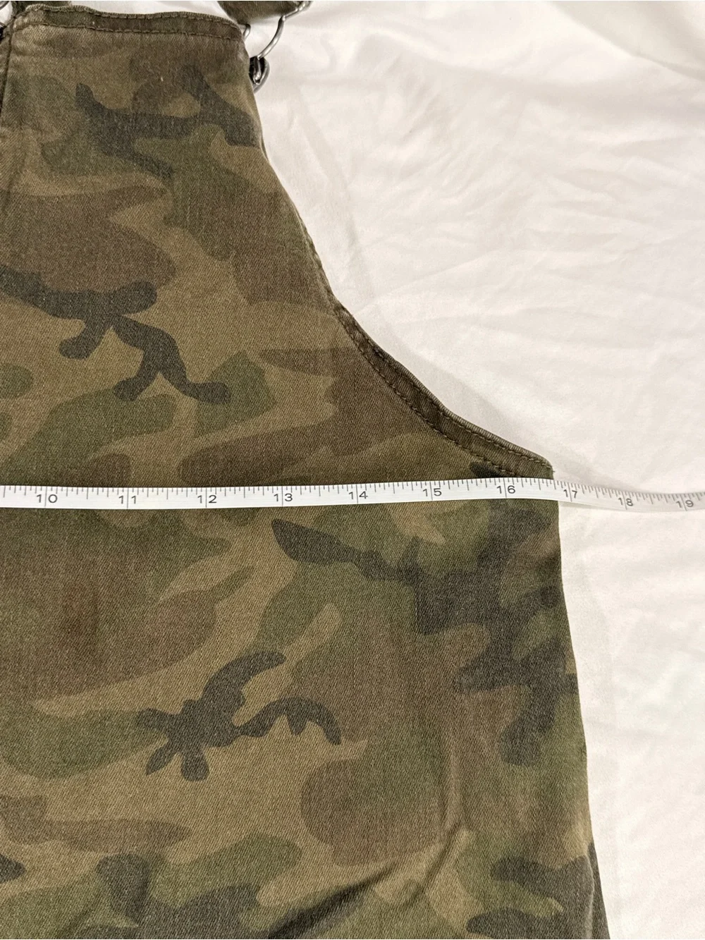SO Women’s Olive Green Zip-Front Overall Dress Size M